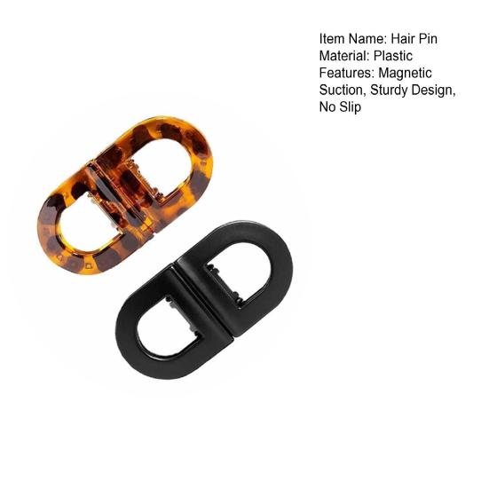 2 Stück/Set Magnetische Haarnadel Starker Halt Haarspangen Kein Verrutschen oder Beschädigen Haarnadel Salon Partys Reise Styling-Werkzeug