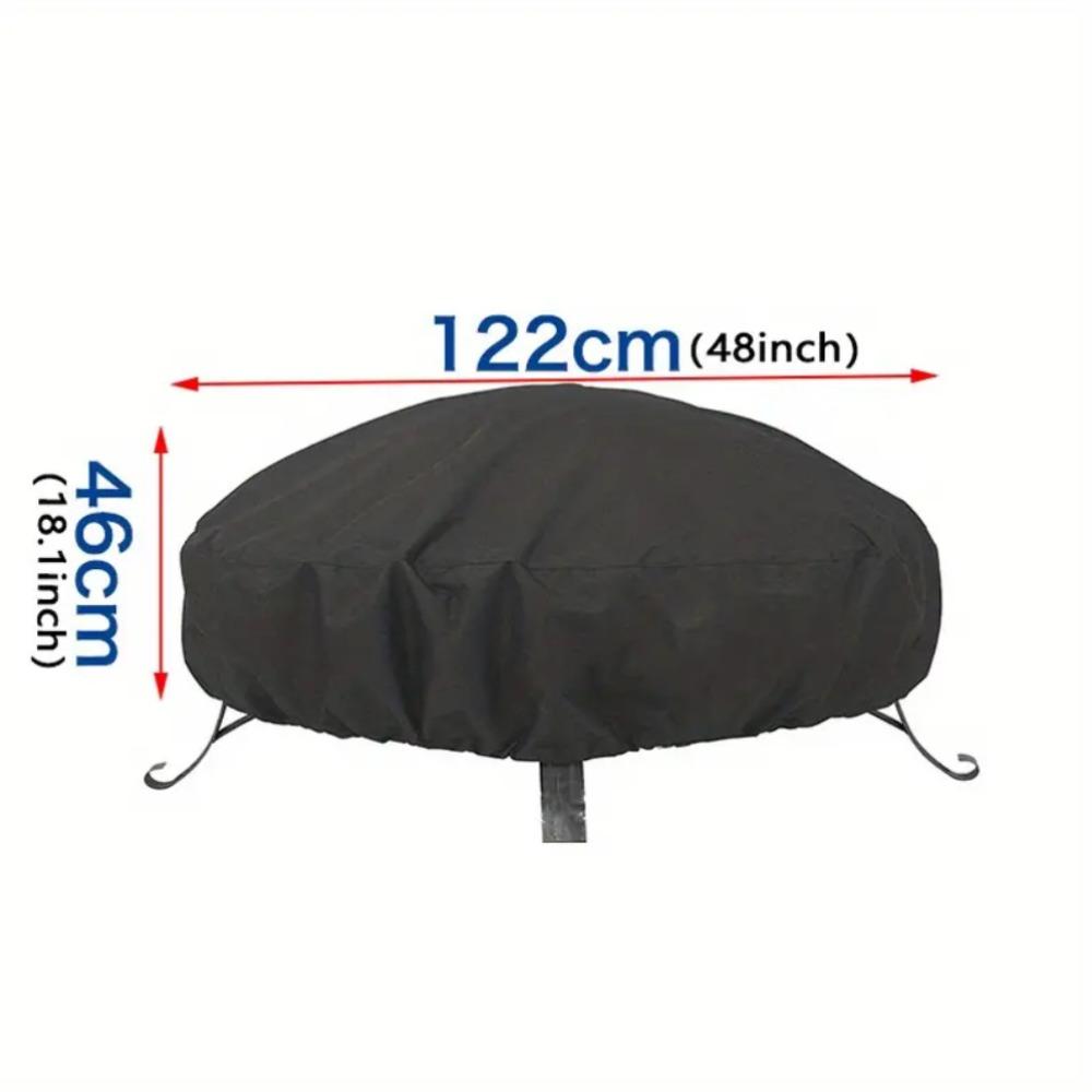 Windproof Patio Firepit Cover Waterproof Gas Firepit Cover NEW Fire Pit Cover  Outdoor