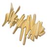 Women Hollow Bowknot Hair Clips Metal Gold Silver Color Tassel Hairpin Hair Accessories Geometric Ir