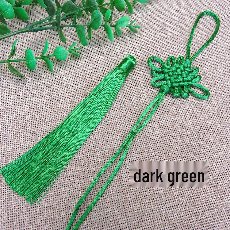 Chinese Knot Car Pendant - Handmade Tassel Accessory (Pack of 6)