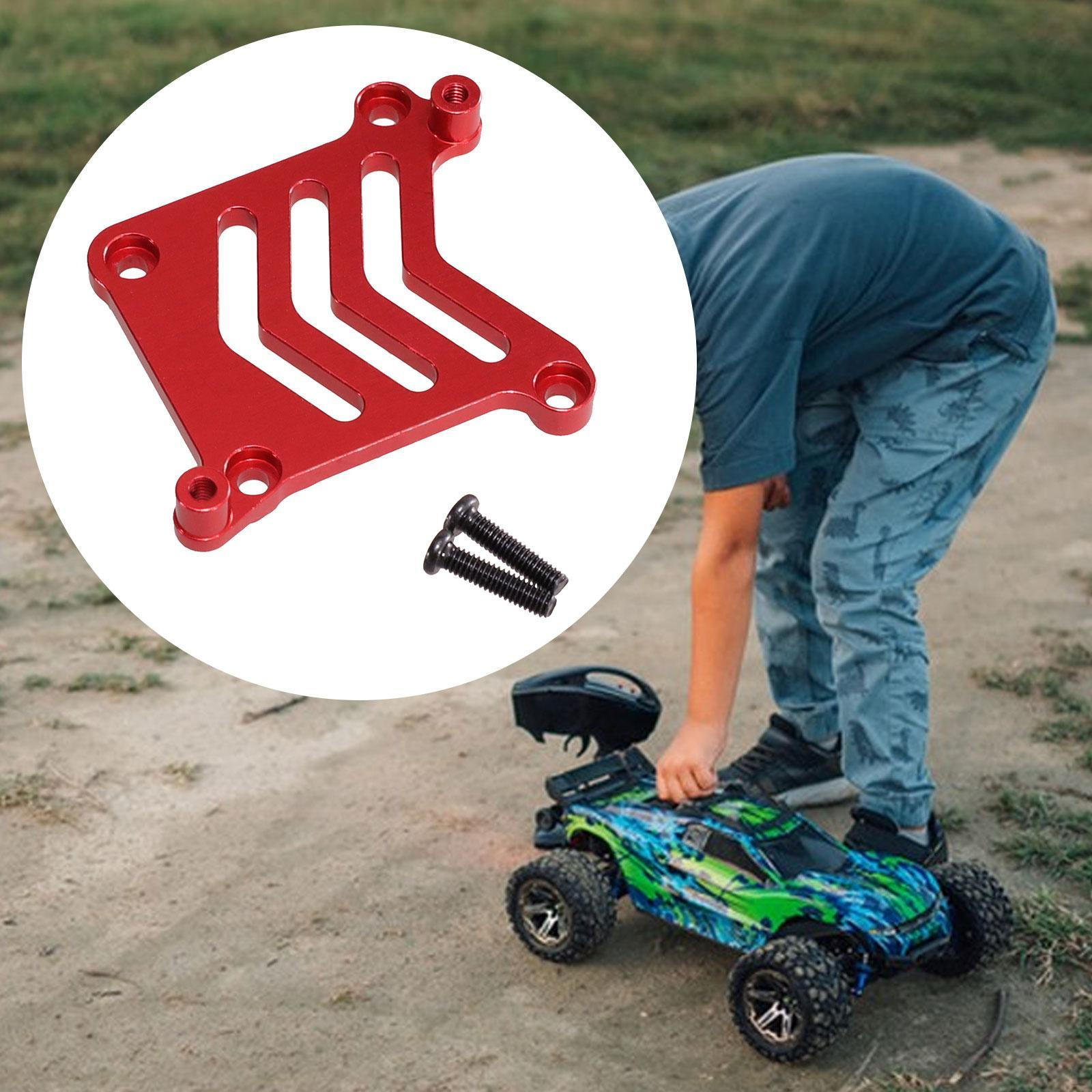 

1/16 Remote Control Car Servo Base Aluminum Model Accessory Heavy Duty Mount Bracket RC Titanium