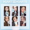 6Pcs/set H2H Hearts2Hearts LightStick LOMO Card Double-sided UV Printing Yuha Stella Yeon Juun Fans Fashion Supporting Postcards