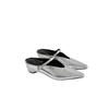 Fashion Hot Selling 2025 New French Pointed Toe Mule Slippers Half Slippers Women Outdoor Wear Buckle Sandals Flat Bottom Women Shoes