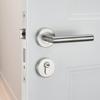 304 Stainless Steel Bedroom Silent Handle Lock, Indoor Split Wooden Door Lock