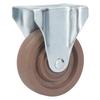 Nylon Caster 4in Fixed Plate Caster Wheel Heat Resistant for Machine Trolley Cart