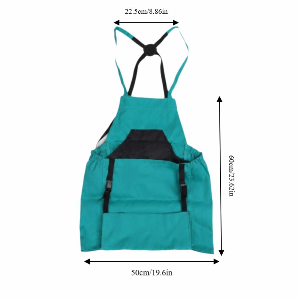Large Capacity Harvest Apron Oxford Cloth Waterproof Harvest Picking Apron Lightweight Convenient Garden Harvest Apron зелёный