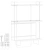 Over The Toilet 3 Tier Storage Organizer No Drilling Toilet Storage Shelf Metal Multi Functional Storage Rack for Bathroom