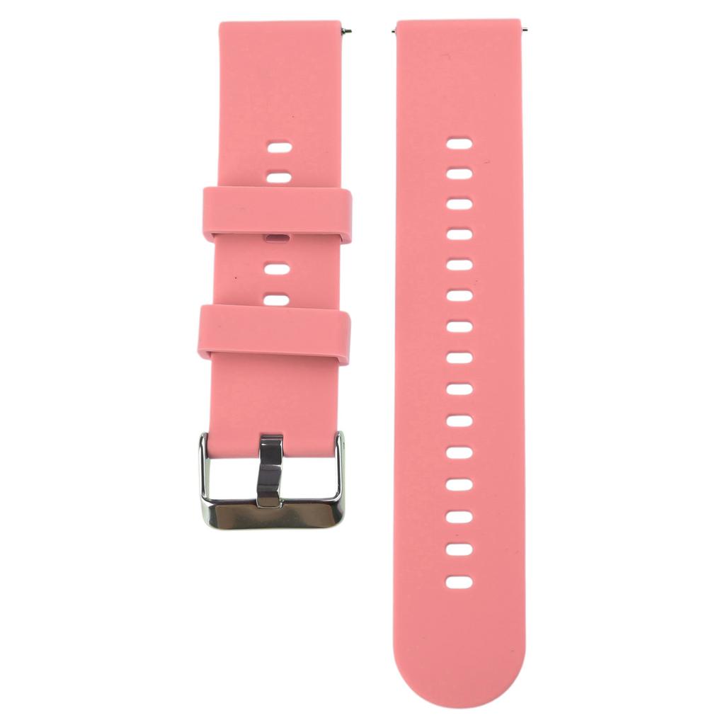 22/20mm Adjustable Sport Silicone Washable Replacement Strap Soft Wristband Bracelets Waterproof Washable Quick Release
