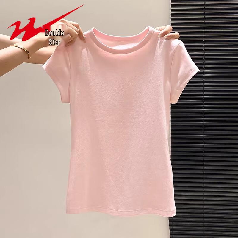 Shuangxing Women's Lyocell Blend Short Sleeve T-shirt