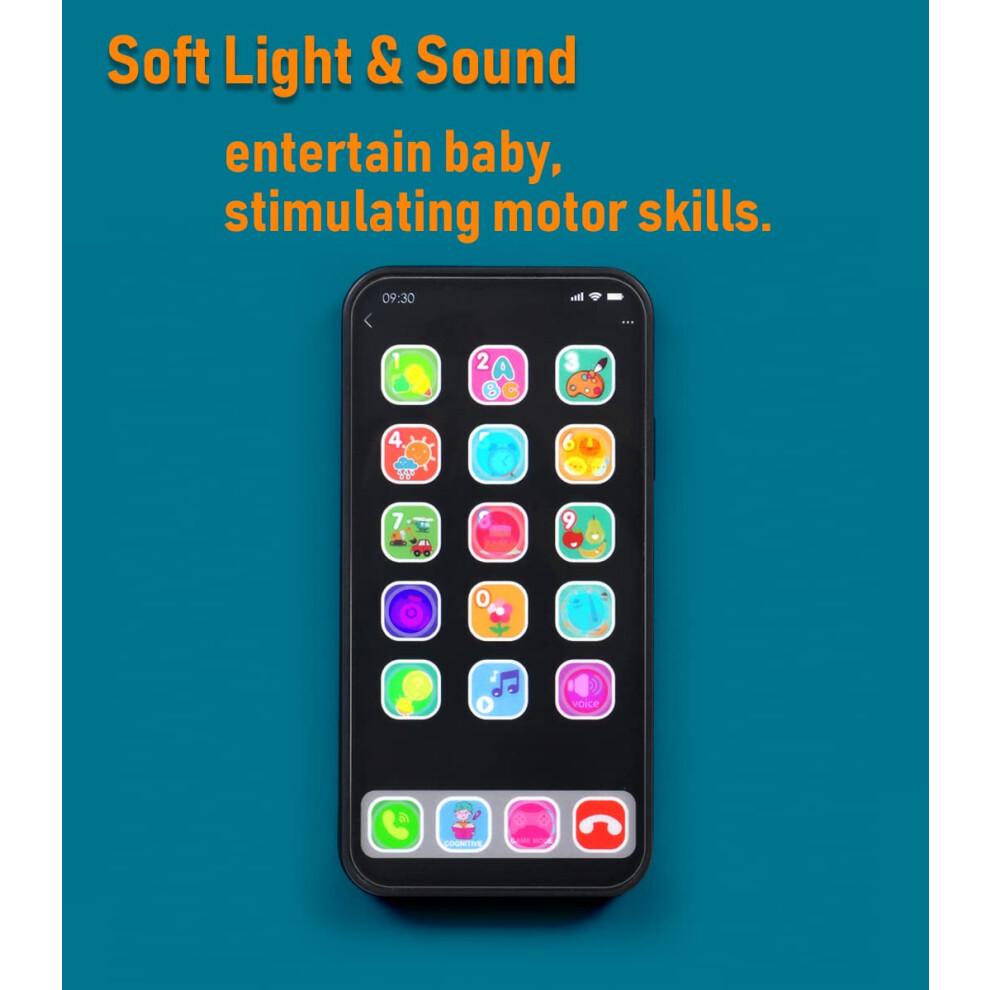Baby Phone Toy for 1 Year Old Toddlers  Musical Cell Phone Toy with Light and Sound  Pretend Play Toy for Boys and Girls  Gifts for Birthday  Holiday