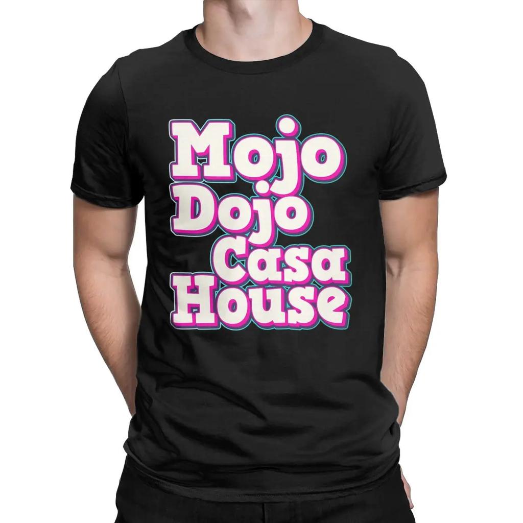 Men's Mojo Dojo Casa House Kenough T Shirts Pure Cotton Clothing Vintage Short Sleeve Crew Neck Tee Shirt Summer T-Shirts