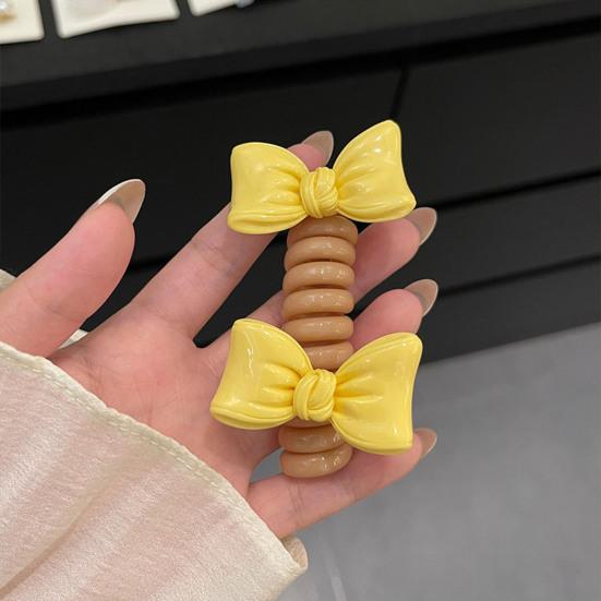 4Pcs Women Hair Ropes Non-Damaging Spiral Hairbands Reusable Non-Slip Ponytail Holders Hair Accessories