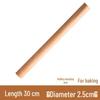 Beech Wood Non-Stick Rolling Pin for Noodles and Dumplings – Available in Various Sizes