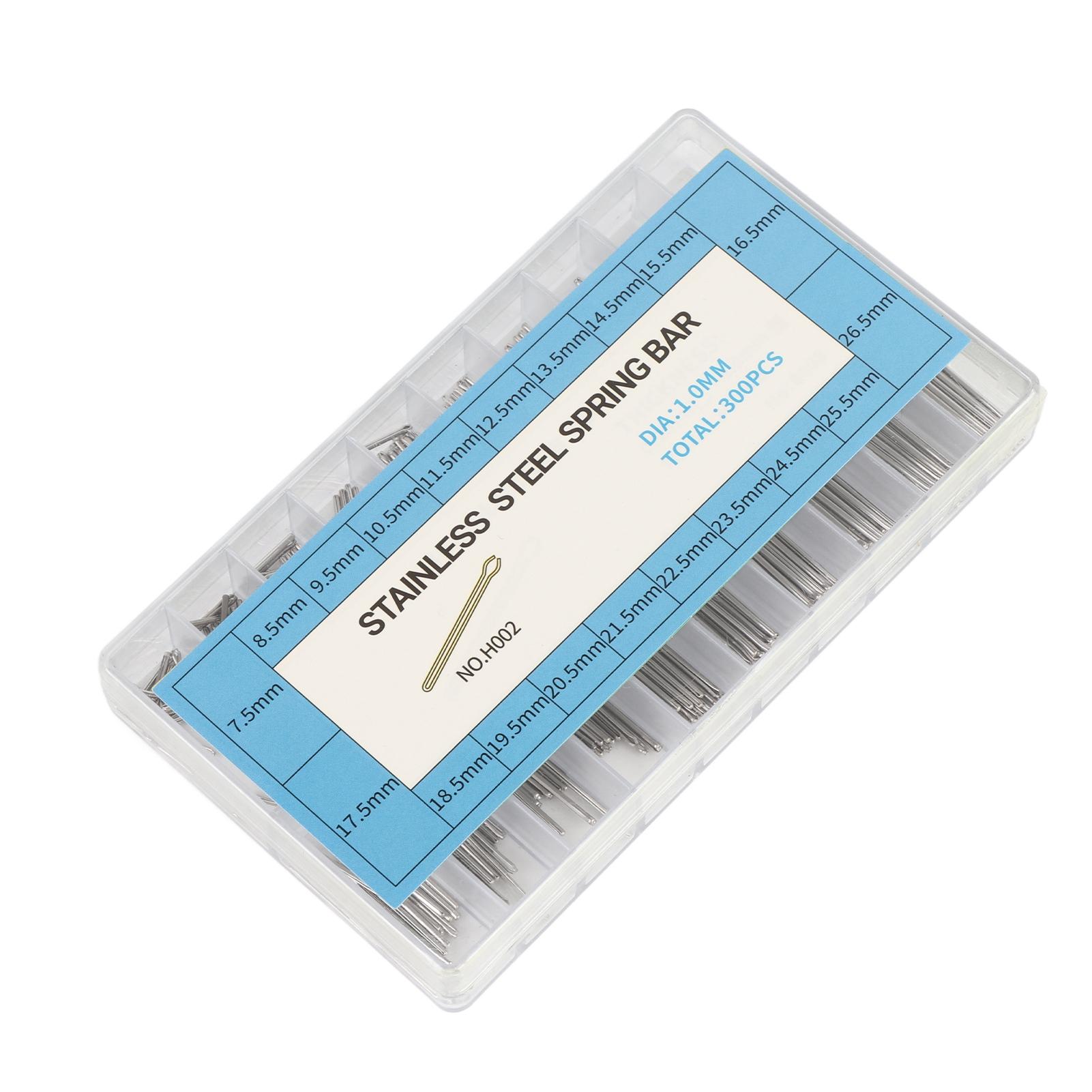 

1,0 мм Шплинты Стержни Ремешок для наручных часов Шплинты 304 Нержавеющая сталь Детали для часов 7,5 мм–26,5 мм