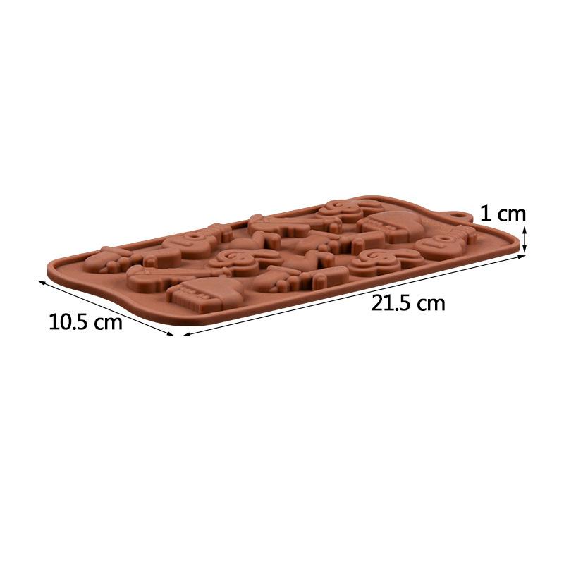 Mehrere Musikinstrumente Musiknote Silikon Schokoladenform Fondant Gumpaste Süßigkeiten Tonformen Kuchen Dekoration Werkzeuge