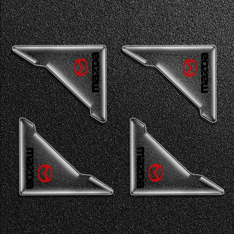 4PC Transparent Car Door Handle Sticker Decoration Protector Film For Mazda 2 3 6 8 Atenza CX-30 50 60 MX-5 CX-3 5 7 Accessories
