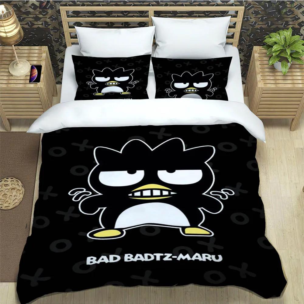 Cartoon BadBadtz-maru Bedding Sets pillowcase Children duvet cover comforter set bedding set luxury Birthday Gift