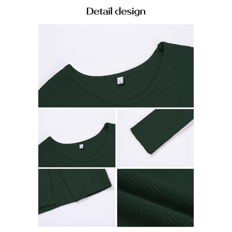 Rochii de toamnă și iarnă pentru femei, temperament, sexy, cu pachet pe șold, cu gât rotund și crăpătură