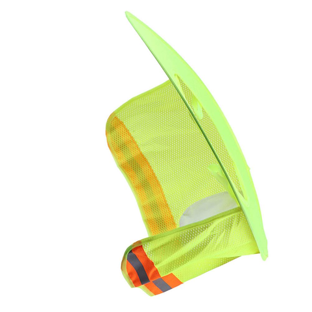 Hat Cover Sun Shade Cap For Construction, Reflective Hat Hats Cover For Helmet Yellow,Orange Foldable Security & Protection