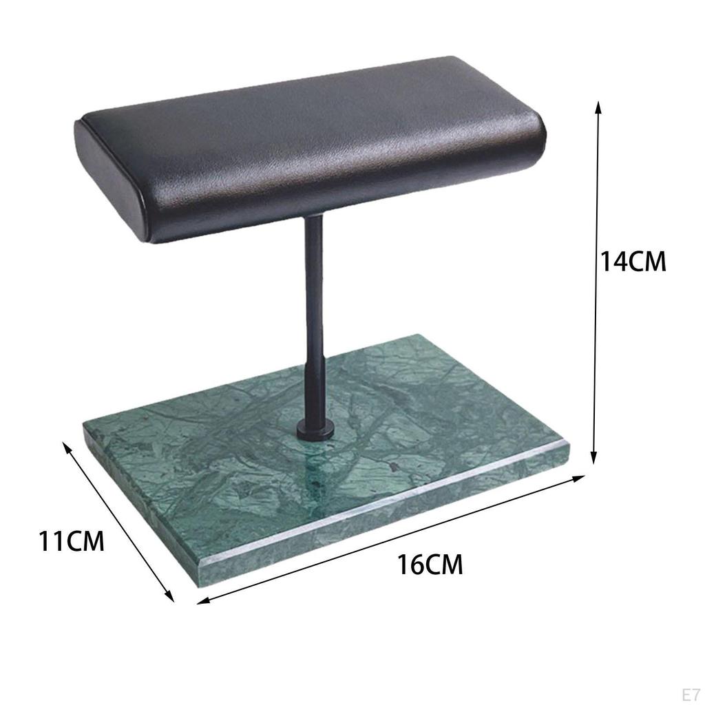 Elegant Watch Holder with Marble Base for Jewelry Organization