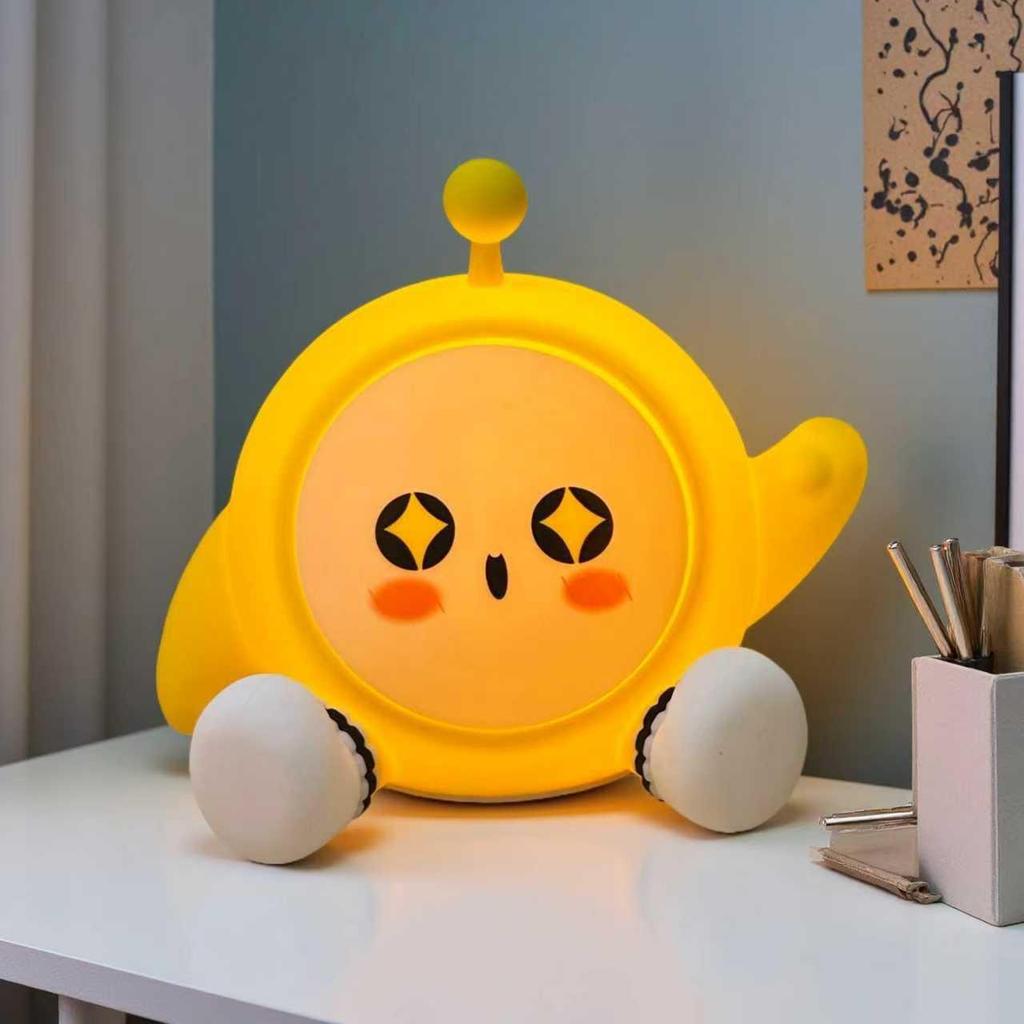 Creative Toast Bedside Lamp: Dimmable Night Light & Sleep Companion
