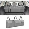 Car Trunk Organizer And Storage, Backseat Hanging Organizer For SUV, Truck, MPV, Waterproof, Collapsible Cargo Storage Bag With 4 Pockets, Car