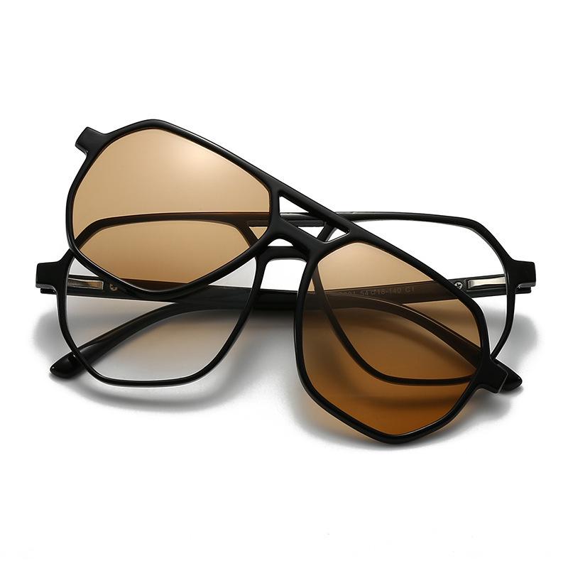 

Polarized Magnetic Clip-on Sunglasses for Men & Women - Night Vision & Myopia Compatible