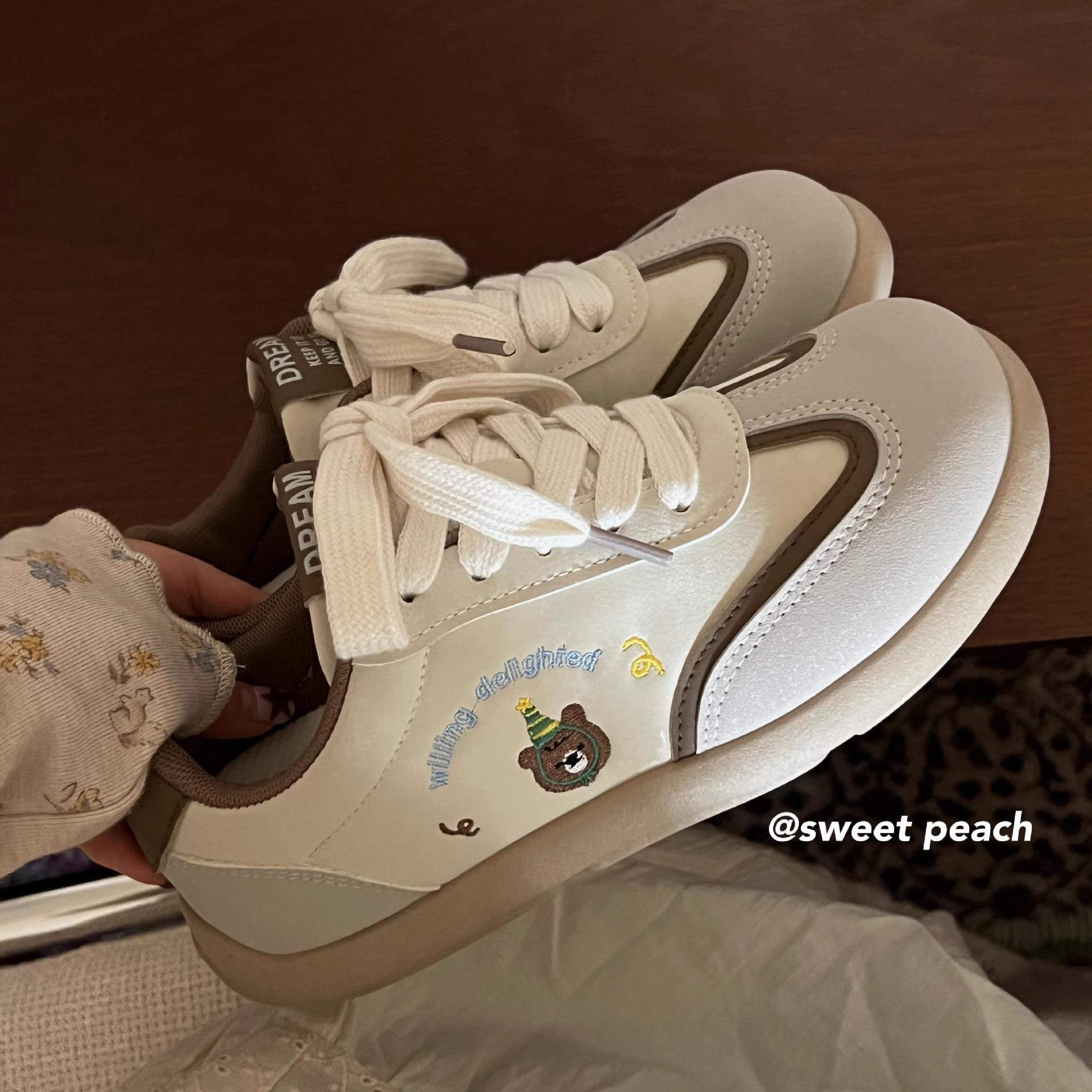 

Туфли на толстой подошве женские весна 2025 новые универсальные шикарные туфли маленькие белые туфли студенческие ретро повседневные туфли для моральной подготовки 40 коричневый