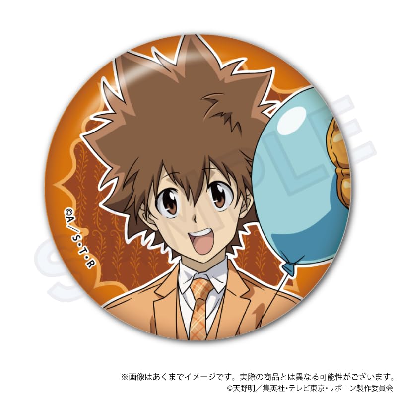 Y Line Katekyo Hitman Trading Badges Animal Balloon Box REBORN! ver. 57mm Tinplate/Paper 7-Piece