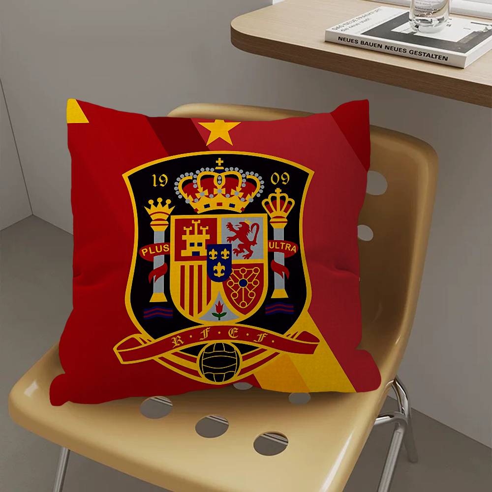 E-EspanaS LOGO Spanische Kissenhülle Sofakissenbezug Wohnzimmerdekoration Kindergeschenk