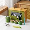 Panda Chengdu Ceramic Travel Tea Set - Souvenir Gift for Tourists