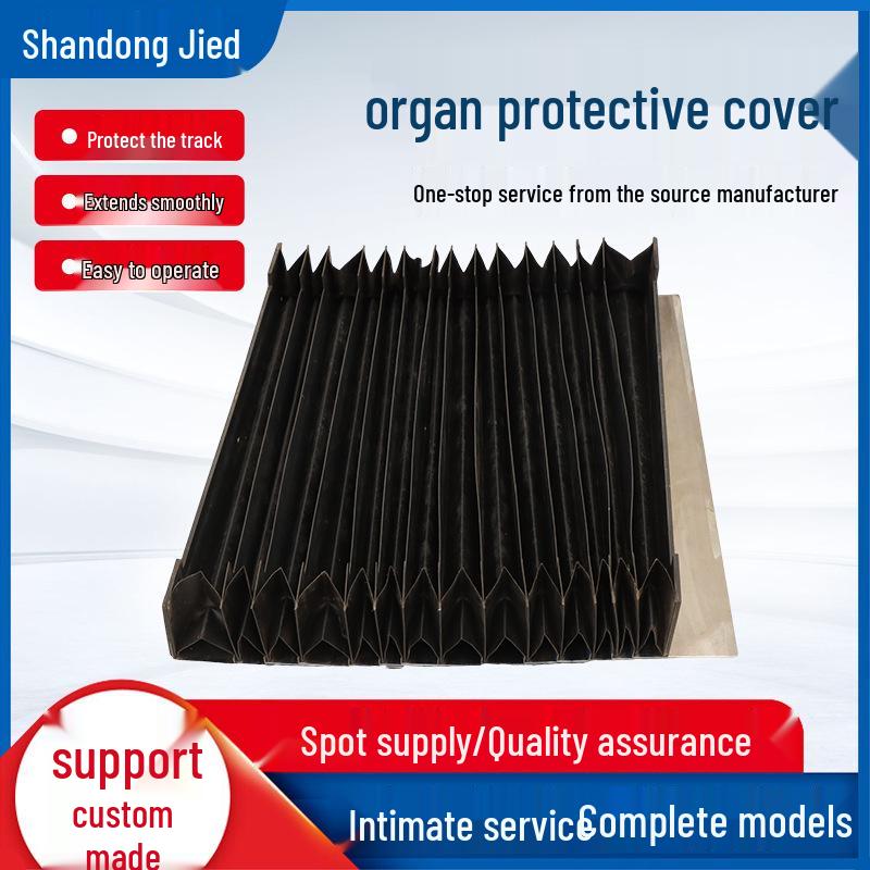Flame-Retardant Oilproof Telescopic Bellows Guard for Machine Tool Protection