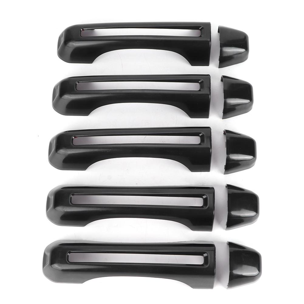 

5pcs set Car Door Handle Inserts Cover Kit Exterior Decoration Fit for Jeep Wrangler JL JLU 2018 2019