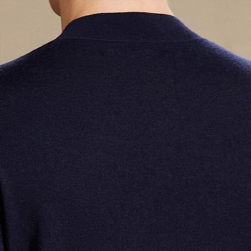 Antonio Men's 100% Cashmere Semi-High Collar Sweater