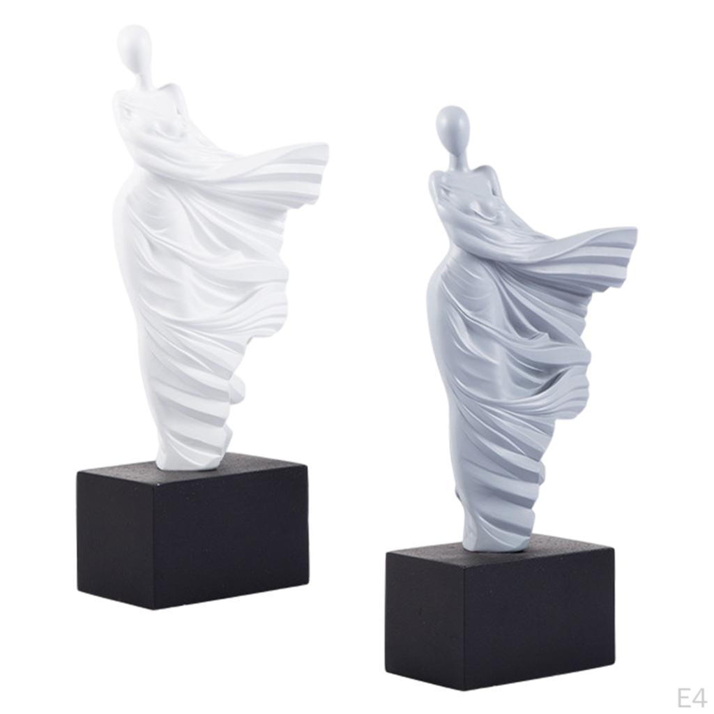 Modern Women Statue Sculpture Figurine Artwork for