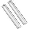 A Pair of Pallet Jack/Truck Wheels 3 X 3.75"with Pre-Installed Bearings, 20mm ID PU Tread - Includes Axles and Pins by JackCraft