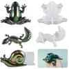 3D DIY Krystalllim Påske Frosk Øgle Snegl Dyr Ornament Smykker Silikonform