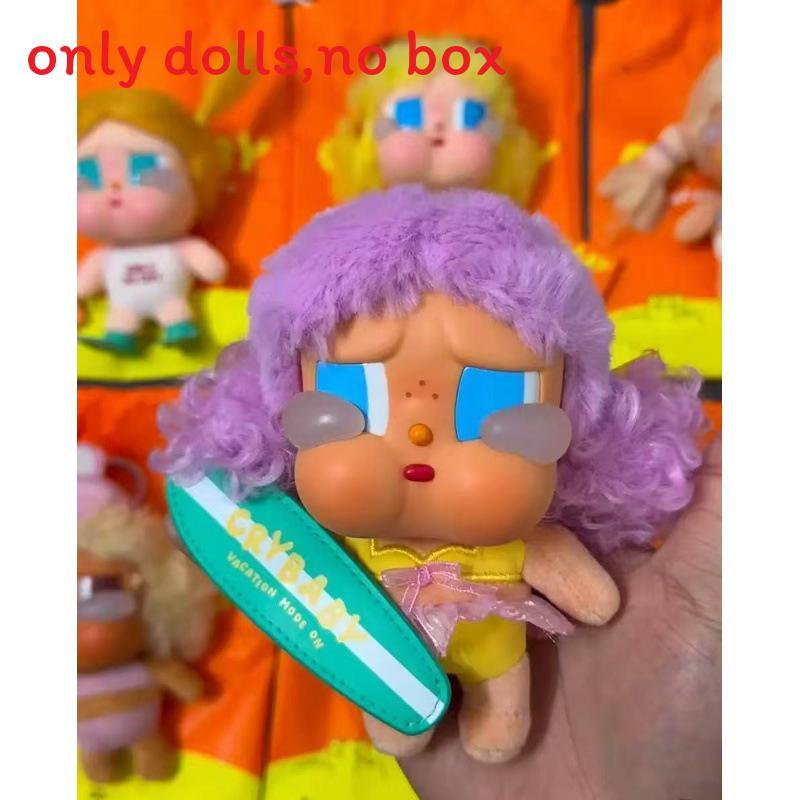 Cry Baby Plush Keychain With Surfboard Design For Summer Beach Accessory