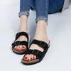 Fashion 2024 Fashion Outdoor Multicolor Cork Sandals Women Flip Flops Unisex Mixed Color Slippers Shoes Women Beach Sandals Size 42 43