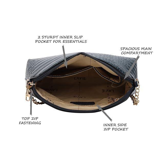 Women's Glossy Hemi Dome Sling Bag | Ladies Purse Handbag