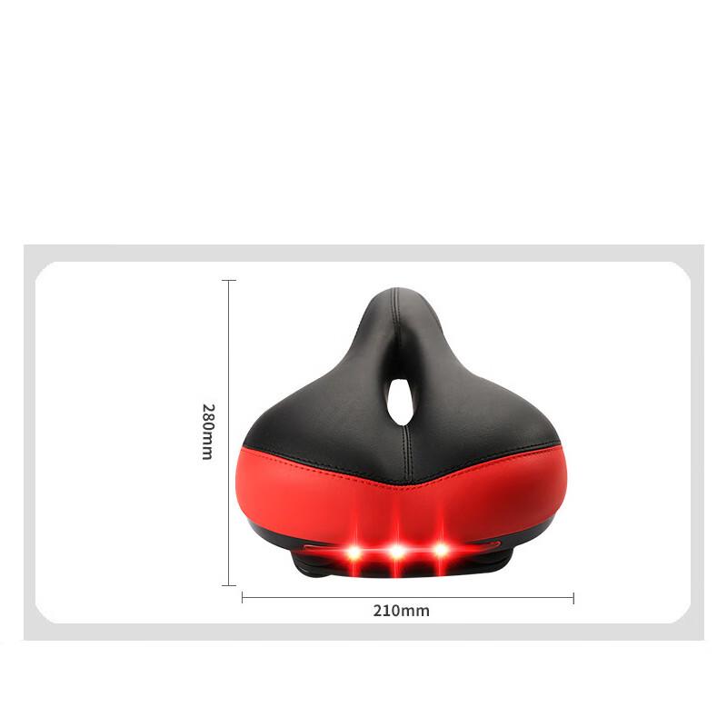 Bicycle Seat with Integrated Tail Light