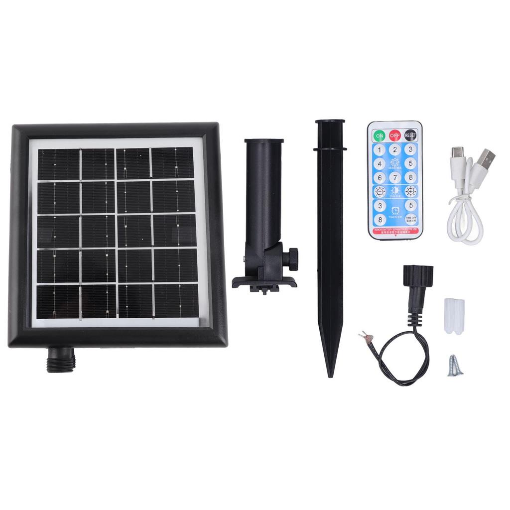 Solar String Light Control Board Solar Panel Controller with Type C Interface Timing Function 4.5V