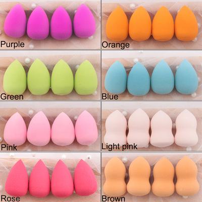 10 Stücke Mini Make-Up Schwamm Wassertropfenform Make-Up Weiche Foundation Puff Concealer Flawless Gemischt kosmetische make-up schwamm