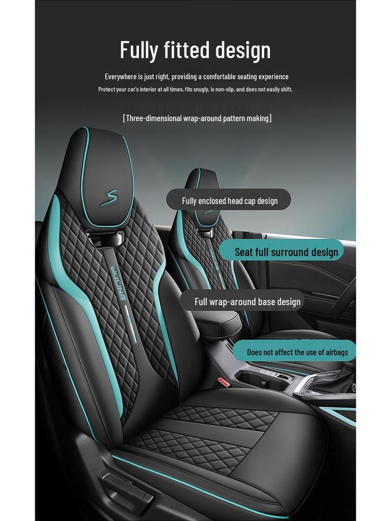 Wuling Xingchen All-Season Leather Car Seat Cover - Fits Five-Seater