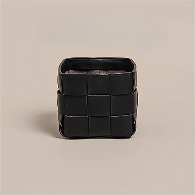 Desktop Storage Bucket Sundries Storage Basket Square Storage Basket for Entrance Desktop Home Organization чёрный 5930₽
