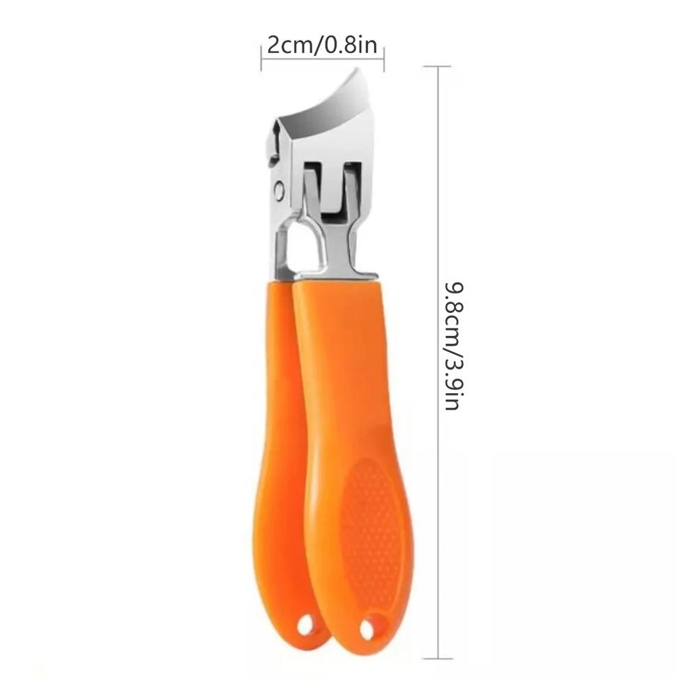Wide Jaw Opening Nail Clippers Anti Splash Slanted Nail Clipper Precise Stainless Steel pedicure Nail Tools