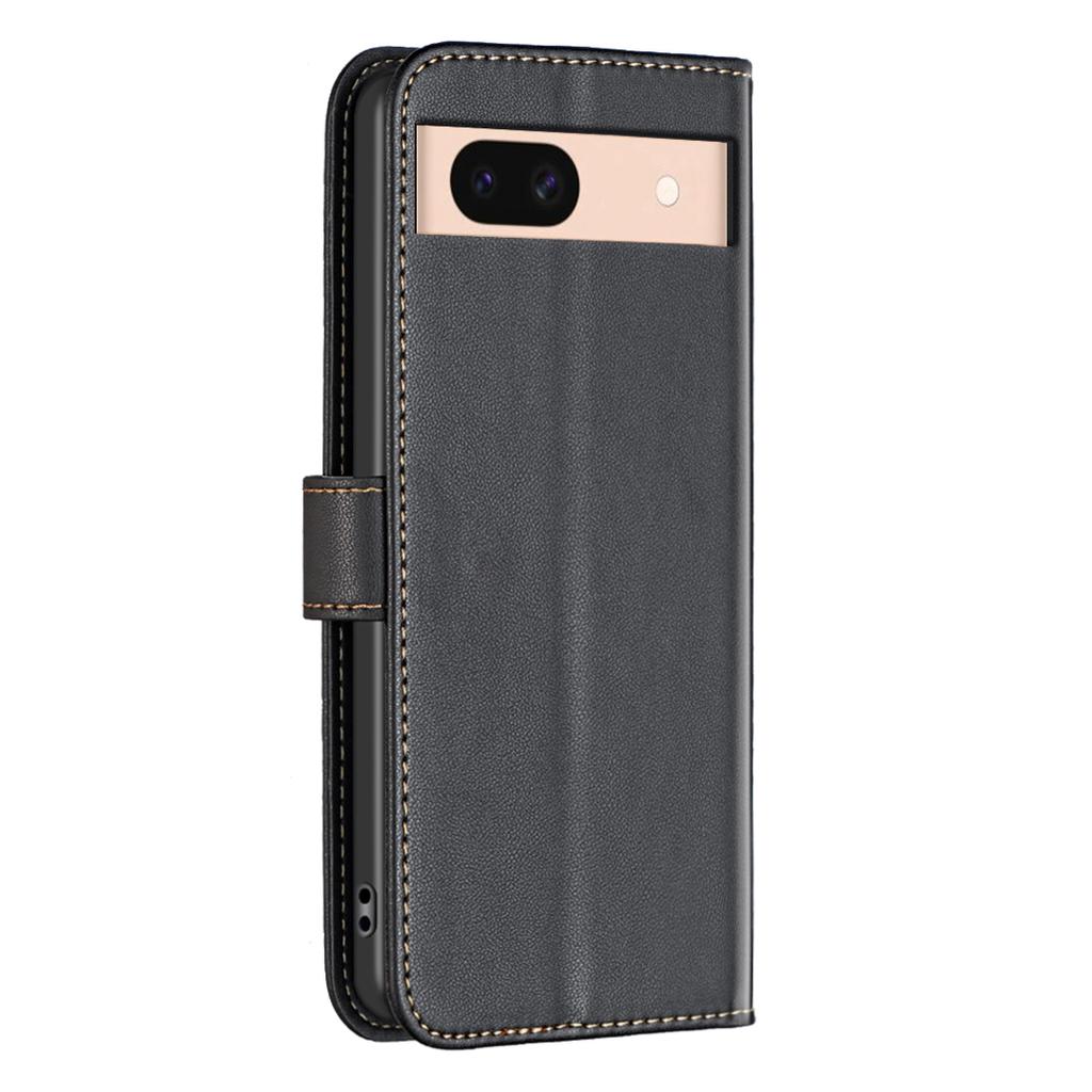 BINFEN COLOR BF17 For Google Pixel 8a Case Stand Leather Wallet Cover