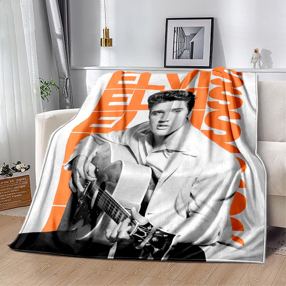 Elvis Presley Performance Blanket Durable Comfort Perfect for Sofa Livingroom Office for All Occasions Modern Birthday Christmas Gift Blanket