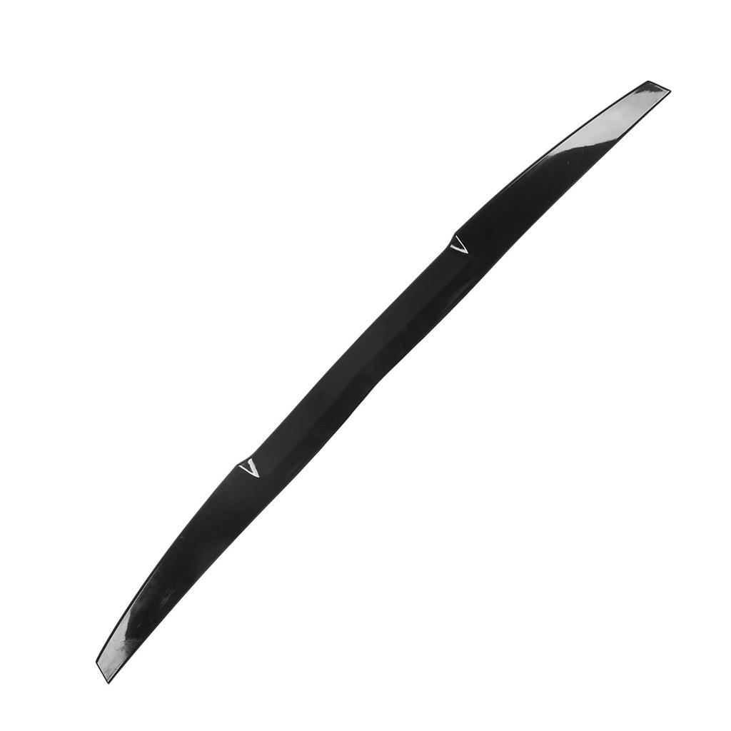 Rubber Rear Wing Trunk Spoiler Lip Black Universal Aerodynamic Car Modification Accessory