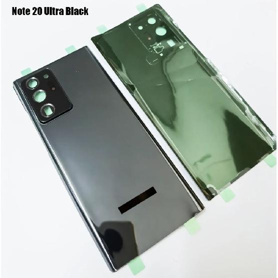 OEM Original Back Cover for SAMSUNG S22 S21 S20 Ultra/S21 Plus/Note 20 Ultra Back Glass Housing Bezel with Camera Lens&amp;Adhesive